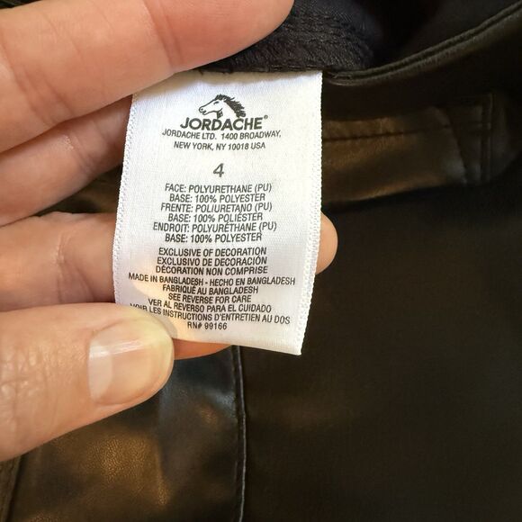 Jordache Sleek Black Flare Pants - Picture 4 of 9